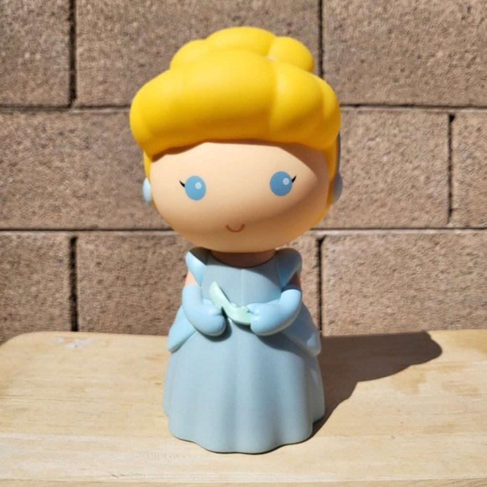 Disney Baby Princess Cinderella Standing PVC Figural Coin Bank 9in. Tall